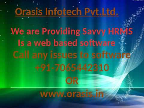 Orasis Infotech powerfull services with Savvy HRMS Software