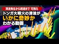 【奇妙】トンガ大規模噴火の津波発生から日本到達までを可視化してみた
