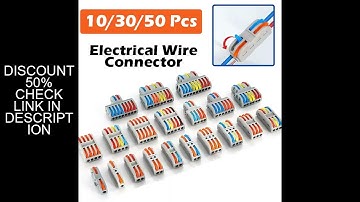 1 In Multiple Out Push-in Electrical Wire Connector Terminal Block Universal Fast Wiring Cable Conne