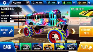 Stunt Car Extreme "SCHOOL MONSTER TRUCK 11" Car Stunts Driver Games   Android GamePlay #55 screenshot 5