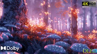 Autumn Colors in 4K HDR • Deep Relaxing Forest Ambience.  Dolby Vision Demo | OLED / QLED TV Test