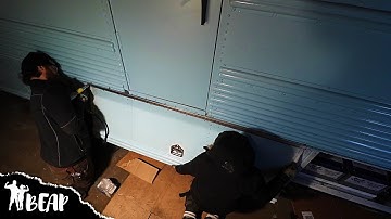 THE DOORS ARE FINALLY HUNG (Custom Underbody RV Storage Doors)