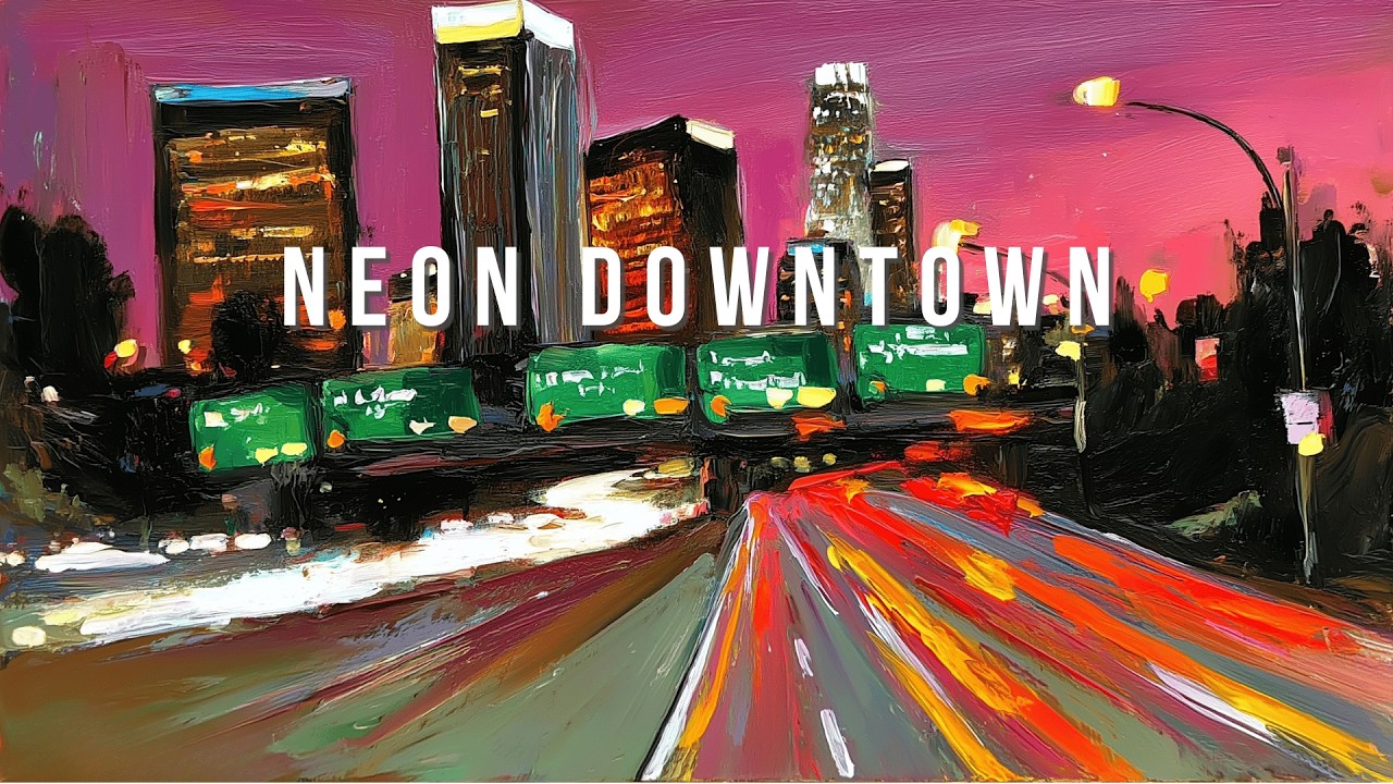 Neon Downtown | Modern Jazz House Night Drive