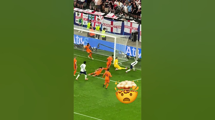 Denzel Dumfries unbelievable save vs England 😱 Euro2024 , slow motion #football #netherlands