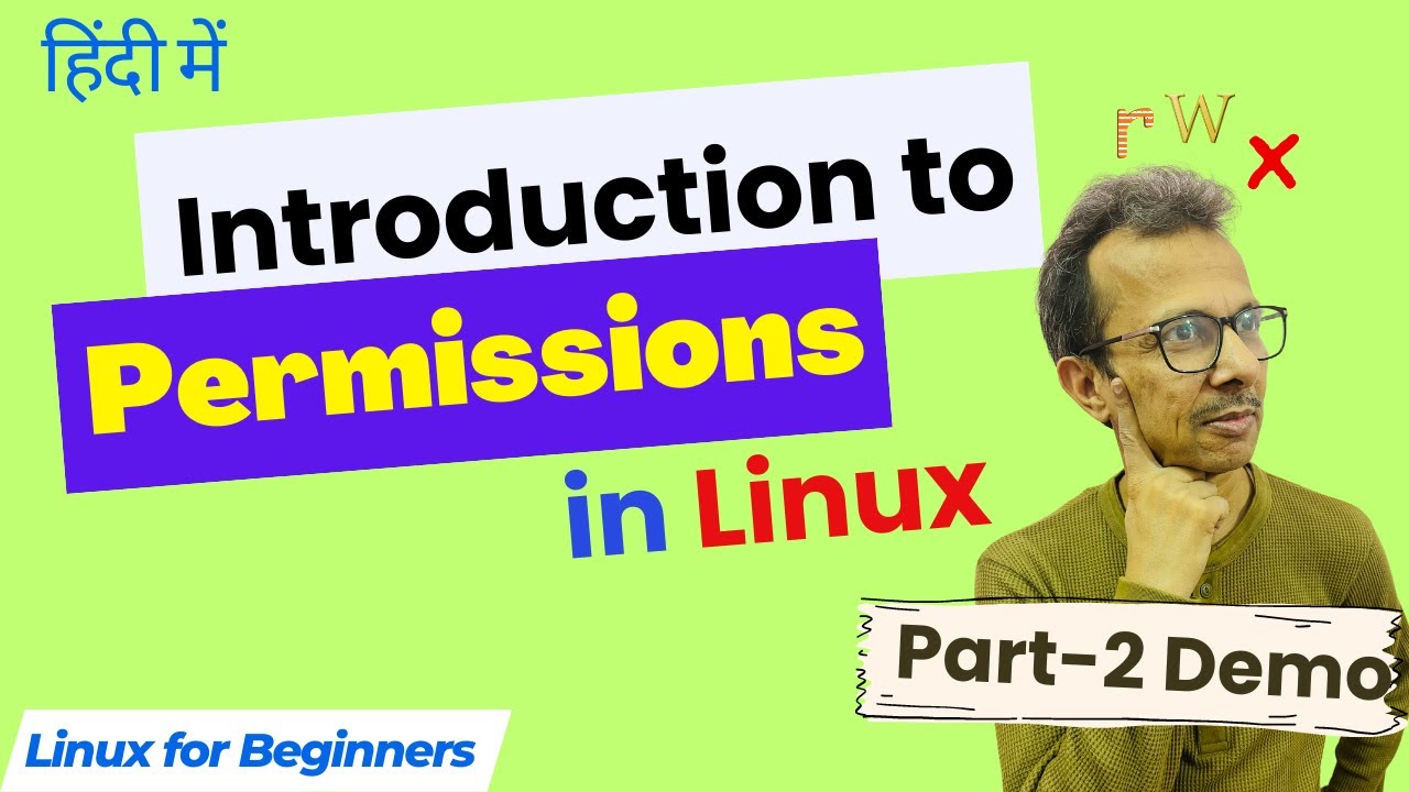 95 Introduction to Permissions in Linux - 2 demo | Linux Commands ...