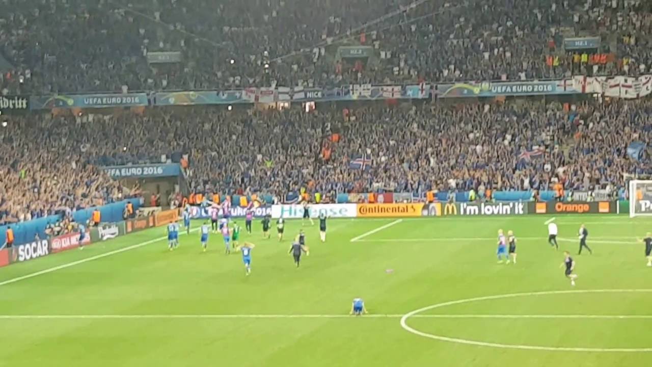 England - Iceland, 1:2, Allianz Riviera - Stade de Nice, 27.06.16, historic last 2 minutes