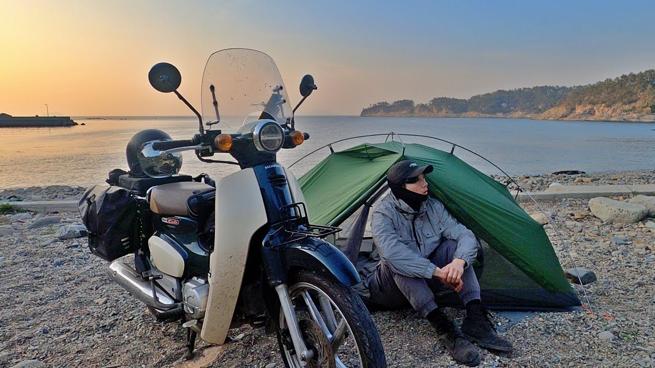 나 홀로 떠난 작은 섬에서 자급자족 모토캠핑 (ft.볼락&전갱이낚시)