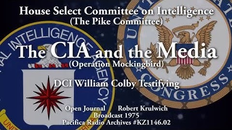 Operation Mockingbird: The CIA and the Media