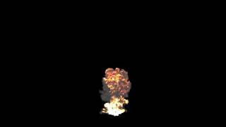 Explosion animation 3Ds Max FumeFX 2017