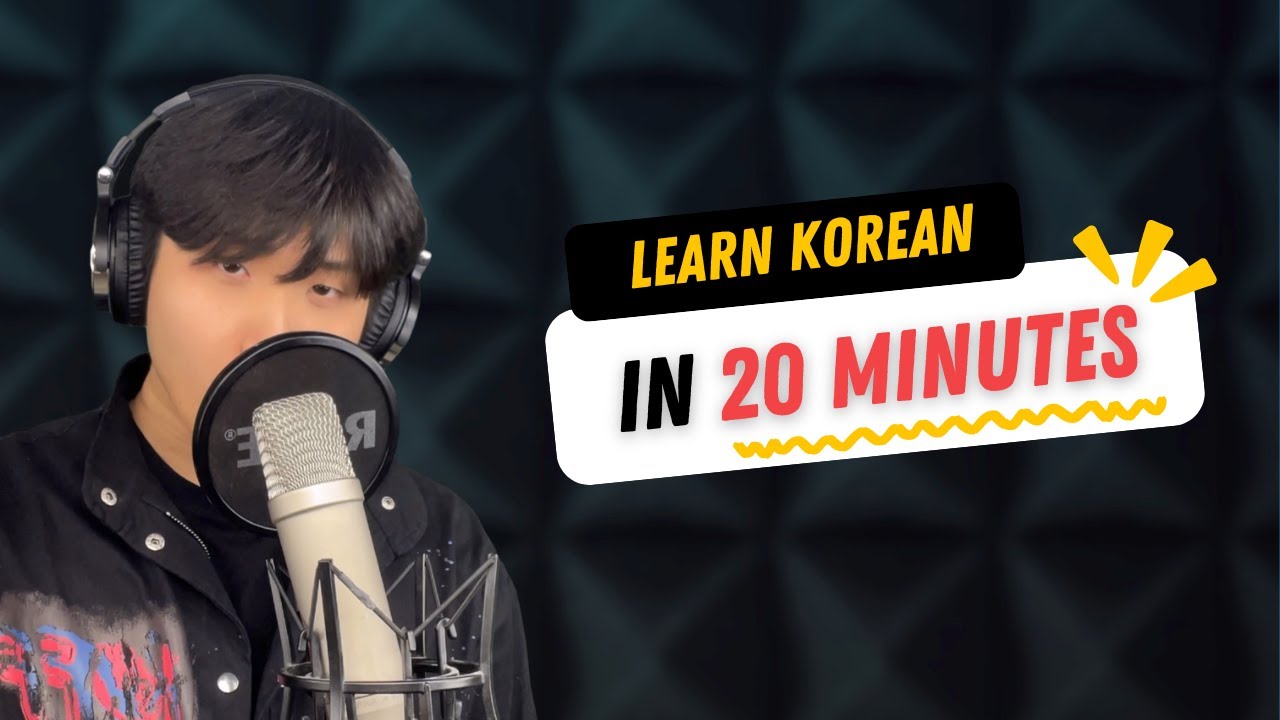 Learn Korean in 20 Minutes without effort - YouTube