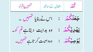 11/19 Muallim-ul-Quran | Urdu Lesson 09 معلم القرآن سبق نمبر