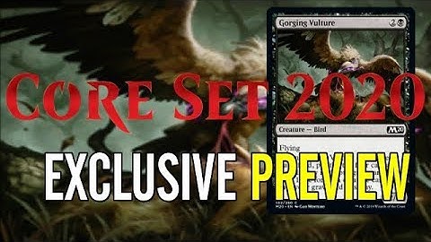 Mtg Core Set 2020 Exclusive Preview Card - Gorging Vulture!