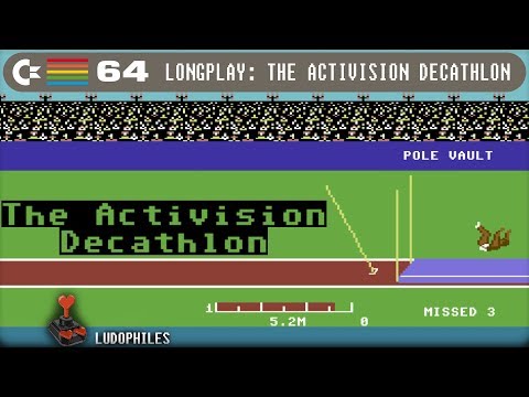 The Activision Decathlon C64 Longplay [168] Full Playthrough / Walkthrough #c64 #retrogaming