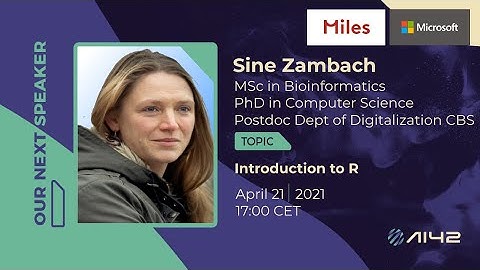 Introduction to R - session 1