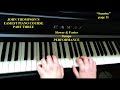 &quot;Sunrise&quot; - page 11 JOHN THOMPSON&#39;S EASIEST PIANO COURSE PART 3 - Slower &amp; faster speed PERFORMANCE