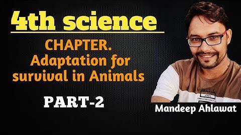 4th science (CH.. Adaptation for survival in Animals) part-2