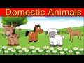 Domestic Animals Name with Pictures for Pre-primary Classes (Nursery) from Ananya Kids TV
