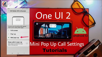One UI 2 Mini Pop Up Calling Hidden Feature For All Samsung Phone With Andorid 10 | A6+ A50 A70 A80