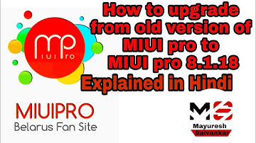 How to install Miui pro 8.1.18 on redmi note 4 | Mayuresh Salvankar