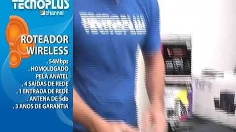 TECNOPLUS CHANNEL - ROTEADOR WIRELESS TL WR542G TP LINK 54MBPS