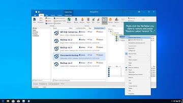 How to restore a single file or folder from the latest file versions