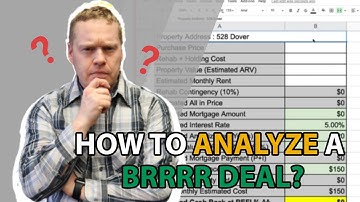 How to Analyze a BRRRR Deal