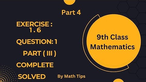 9th Class Maths Unit 1|Exercise 1.6(part:4)| Question:1(iii)| Math Tips|Inversion+Cramer