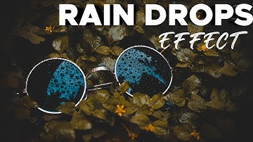 RAIN DROPS EFFECT IN KINEMASTER | Trending rain drops effect | Kinemaster tutorial