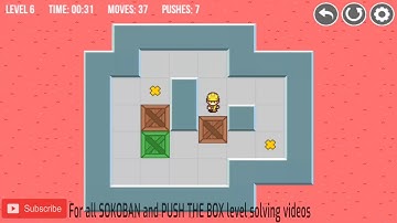 sokogen level 6 solving video only in 22 seconds | sokogen 99062 Jacques Duthen