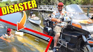 BOAT RAMP MOTORCYCLE DISASTER | Trying to Launch a Boat with a Honda Goldwing by shadetree surgeon 77,311 views 2 weeks ago 23 minutes