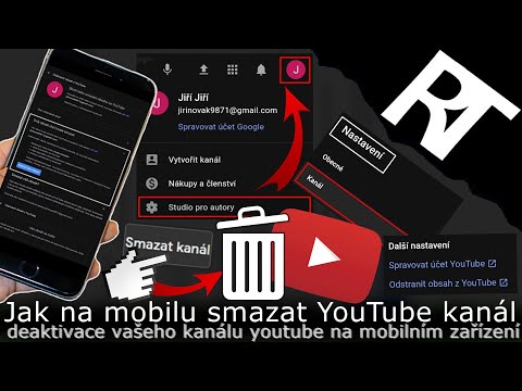 Jak na mobilu smazat YouTube kanál – smazání YouTube kanálu na mobilu (tutoriál)