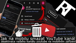 Jak na mobilu smazat YouTube kanál - smazání YouTube kanálu na mobilu (tutoriál)