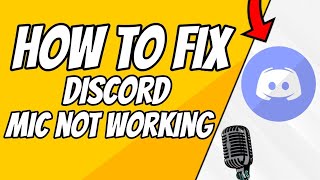 How to fix discord mic not working on windows 10/8/7
