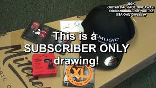 Closed 300K Subs Electric Guitar Giveaway - Winner Link In Video Description