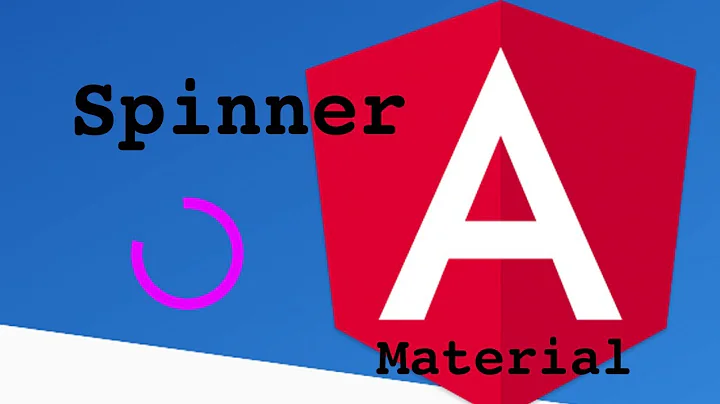 Angular Material Progress Spinner