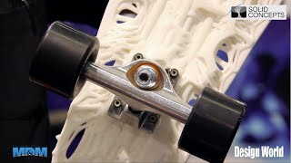 Solid Concepts - MD&M West 2014 - 3D Printed Skateboard Solid Concepts - MD&M West 2014 - 3D Printed Skateboard