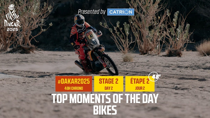 Les meilleurs moments des Motos présentés par Catrion - Étape 2 - #Dakar2025