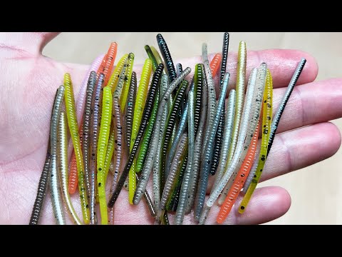 5 Ways To Rig The Ultra Finesse Worm - Underwater Footage 