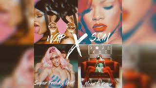 Super Freaky S&M (The MegaMix) ft(Nicki Minaj, Rihanna, Doja Cat, Megan Thee Stallion, Cardi B)