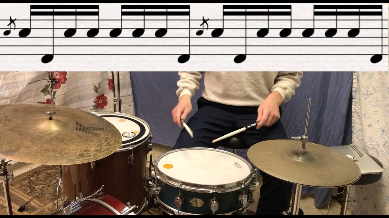 Simple way to start incorporating your bass drum during fills... put