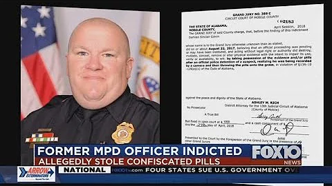 Former MPD officer indicted for allegedly stealing opioid pills confiscated as evidence