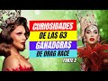 CURIOSIDADES DE LAS 63 GANADORAS DE DRAG RACE - PARTE 2