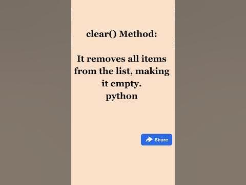 Remove list items in Python #python3 #pythonforbeginners #learnpython # ...
