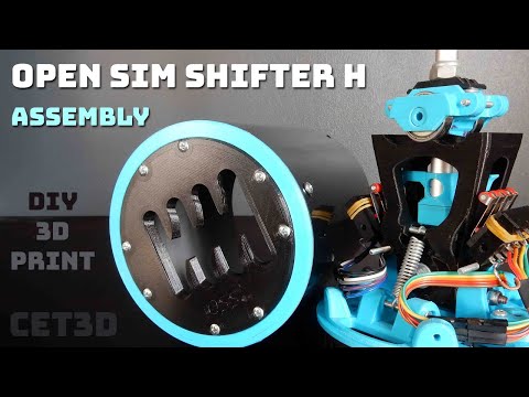 Open Sim Shifter H Assembly - DIY 3D Print - Arduino - Sim Racing
