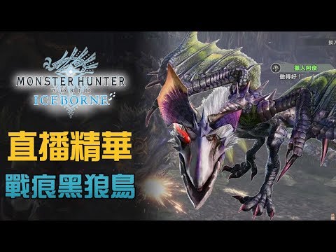 直播精華 戰痕黑狼鳥 Monster Hunter World Iceborne Youtube