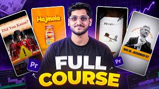 The Ultimate Premiere Pro Reel Editing Course | 6 Reels From Scratch