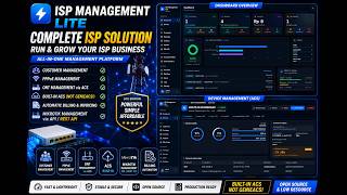 Built-In ACS + MikroTik API! The Complete ISP Management Solution