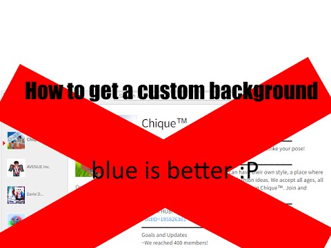 How To Get A Custom Background On Roblox Youtube - how to get custom background on roblox youtube