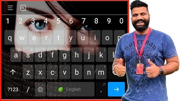 How To Set Photo On Keyboard In Samsung a10s, a21s, a30, a31, a51, a71