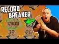 RECORD BREAKING LOTTERY SCRATCHING SESSION!